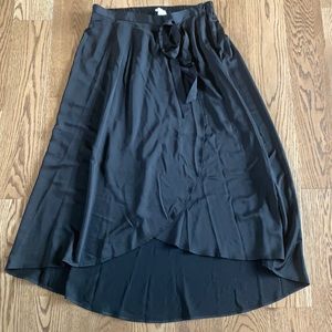 Le Lis Gilda Faux Wrap Midi Skirt Size XL